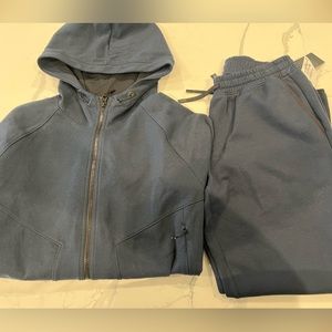 Mens Zella navy sweat set